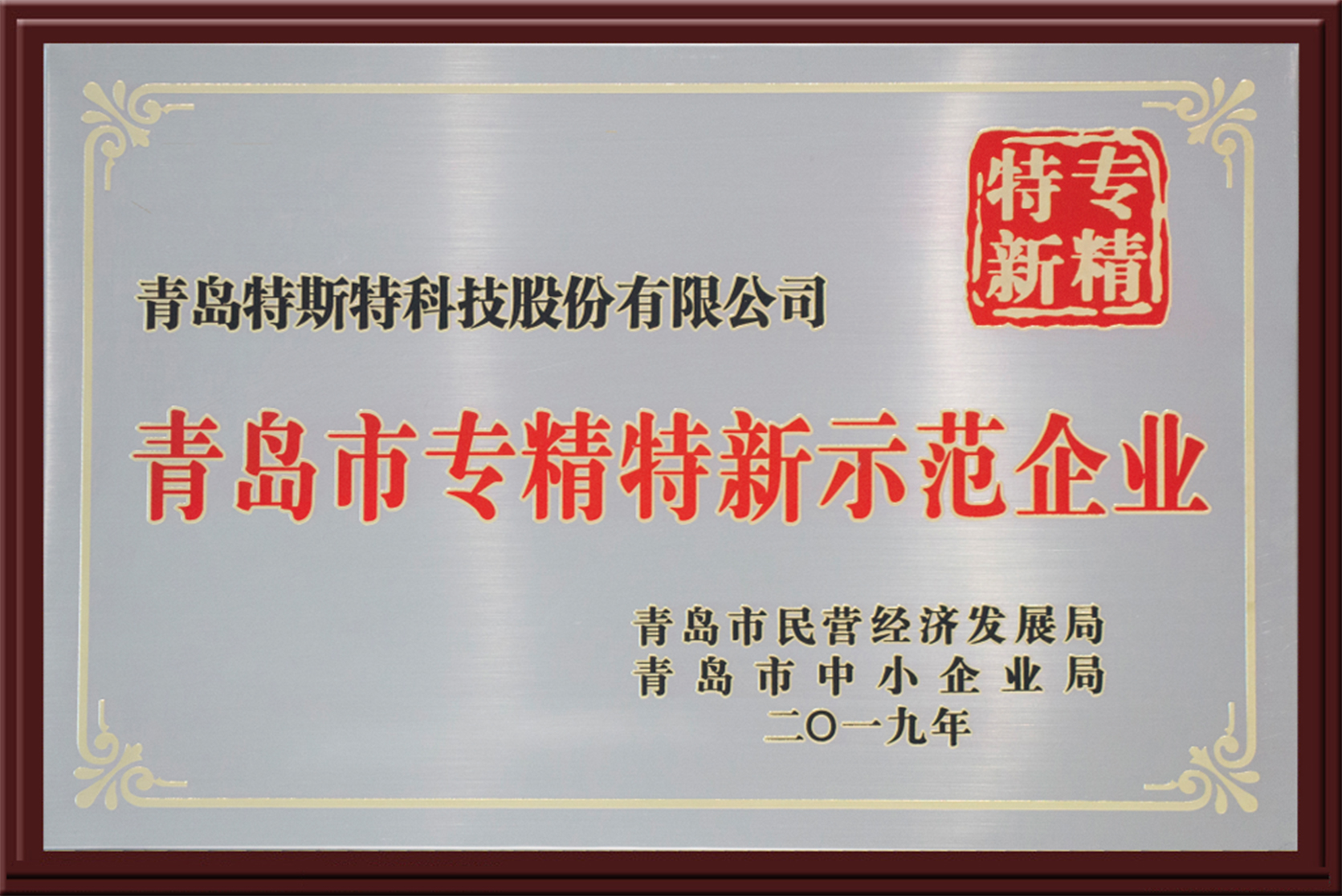 青島市專(zhuān)精特新示范企業(yè)