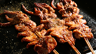 特斯特水產(chǎn)品保水劑制作調(diào)理魷魚串